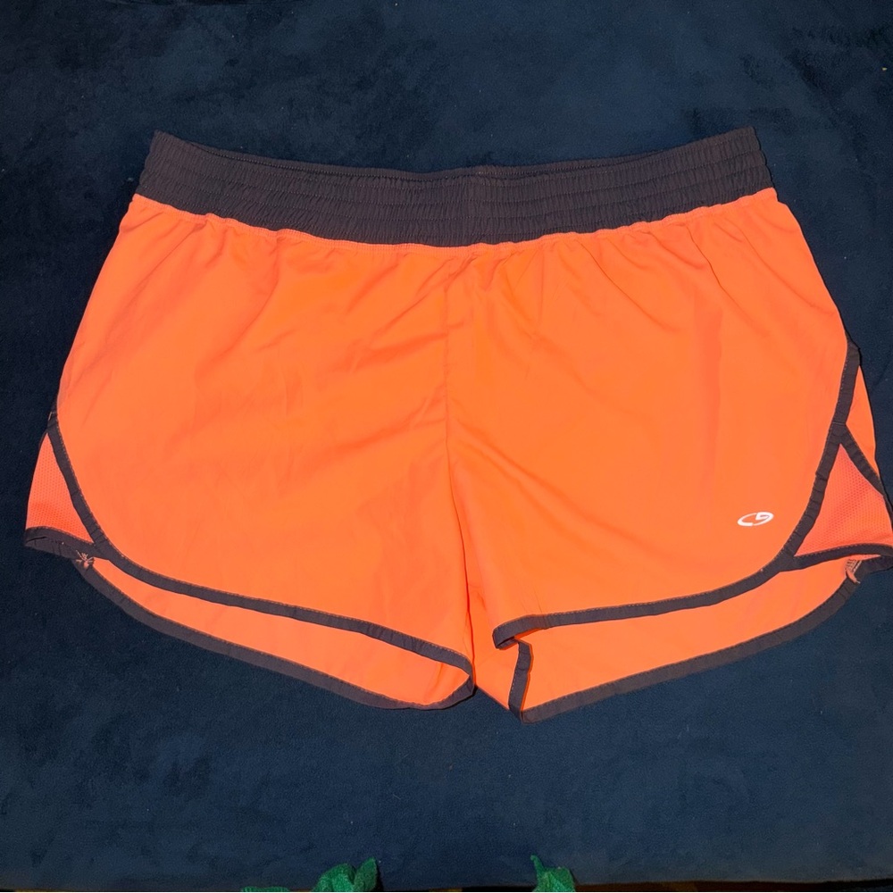 C9 Champion Duodry Women's Bright Orange Athletic Shorts